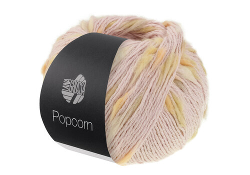 Lana Grossa Popcorn - 004 Pastelroze/Zachtgeel/Lichtgrijs/Perzik