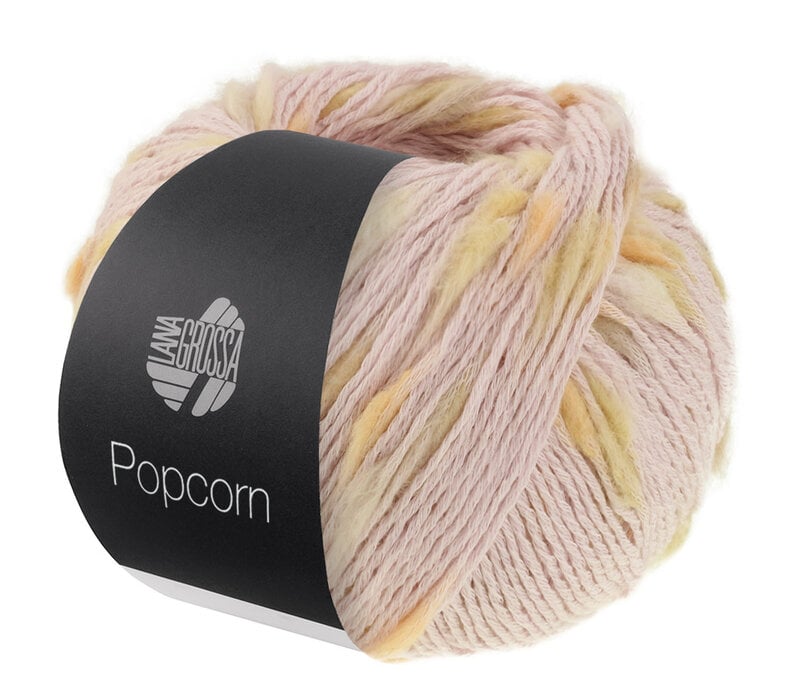 Popcorn - 004 Pastelroze/Zachtgeel/Lichtgrijs/Perzik