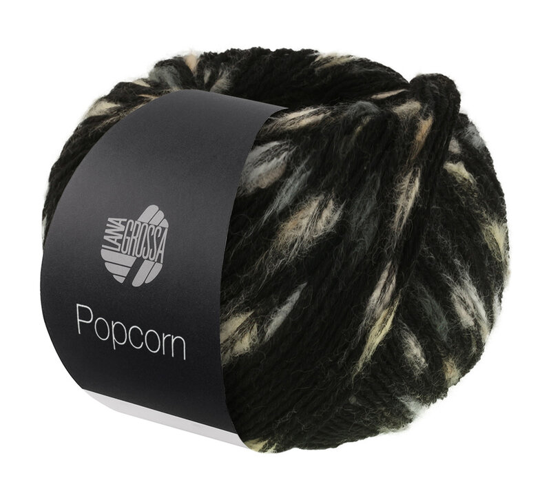 Popcorn - 008 Zwart/Gebroken wit/Beige
