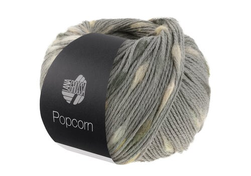 Lana Grossa Popcorn - 011 Grijs/Beige/Grege/Camel