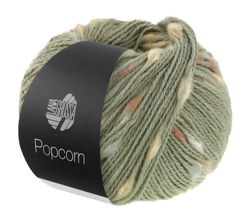 Popcorn - 013 Reseda groen/beige/camel/nougat