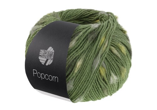 Lana Grossa Popcorn - 015 Groen/Gebroken wit/Beige/Pistache/Donkergrijs