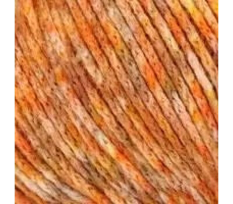 Cool Merino Print 111 Geel/oranje/kameel/licht olijf