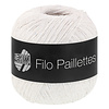 Lana Grossa Filo Paillettes 001 - wit