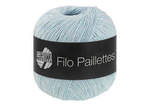 Lana Grossa Filo Paillettes 009 - ijsblauw