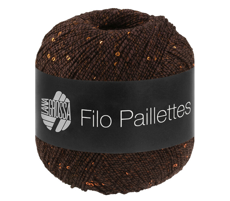 Filo Paillettes 016 - mokka