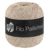 Filo Paillettes 018 - lichtbeige