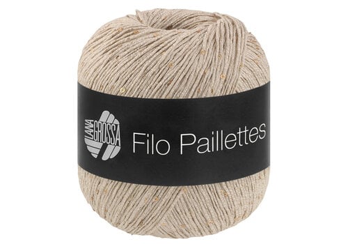 Lana Grossa Filo Paillettes 018 - lichtbeige