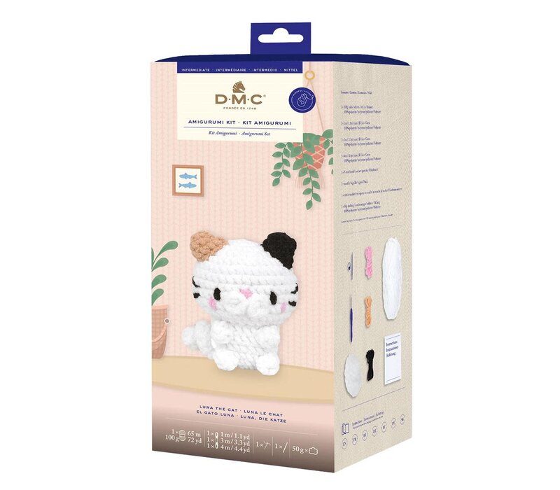 DMC Amigurumi haakpakket - Luna de kat