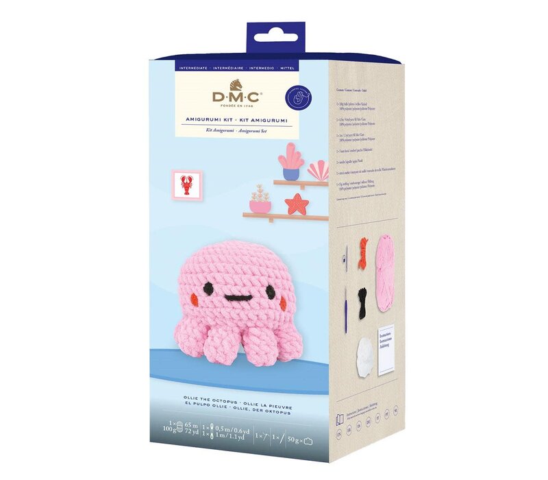 DMC Amigurumi haakpakket - Ollie de Octopus