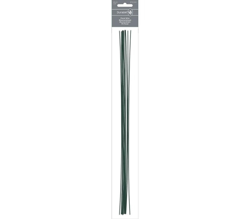 Bloemsteeldraad - 40 cm, 20 stuks