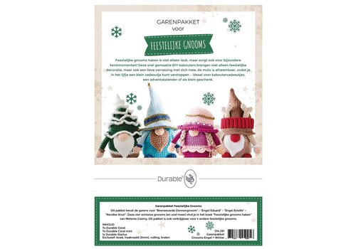Garenpakket feestelijke Gnooms engel+winter