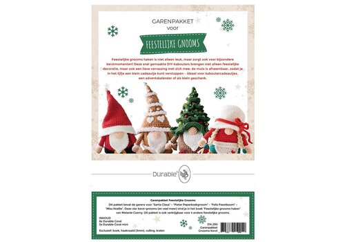 Garenpakket Feestelijke Gnooms Kerst