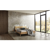 Key West Rough Platform bed solid oak