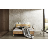 Key West Rough Platform bed solid oak