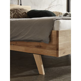 Key West Rough Platform bed solid oak