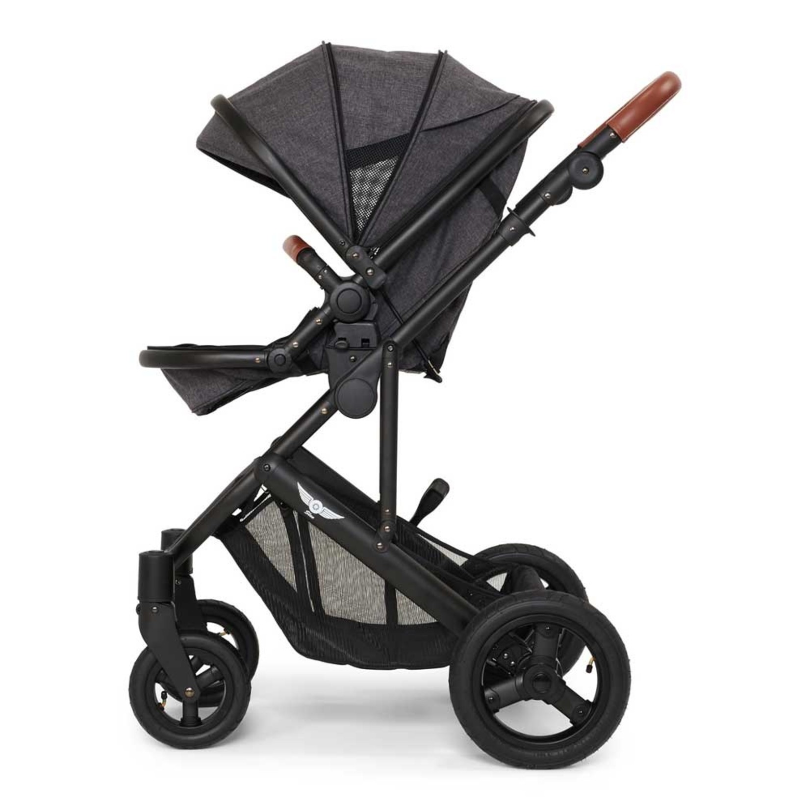 Sleeworld Sleeworld Mobile Kinderwagen | Grey gemêleerd