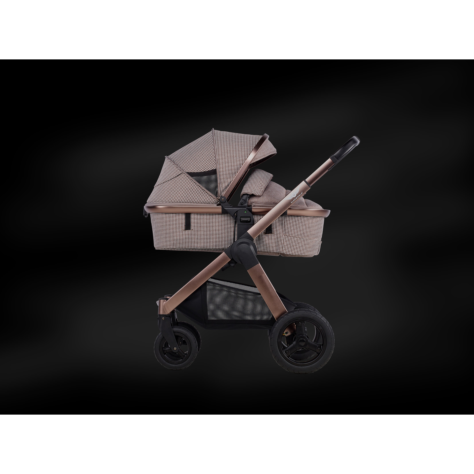 Sleeworld Sleeworld Supreme Kinderwagen | RoseGold Beige