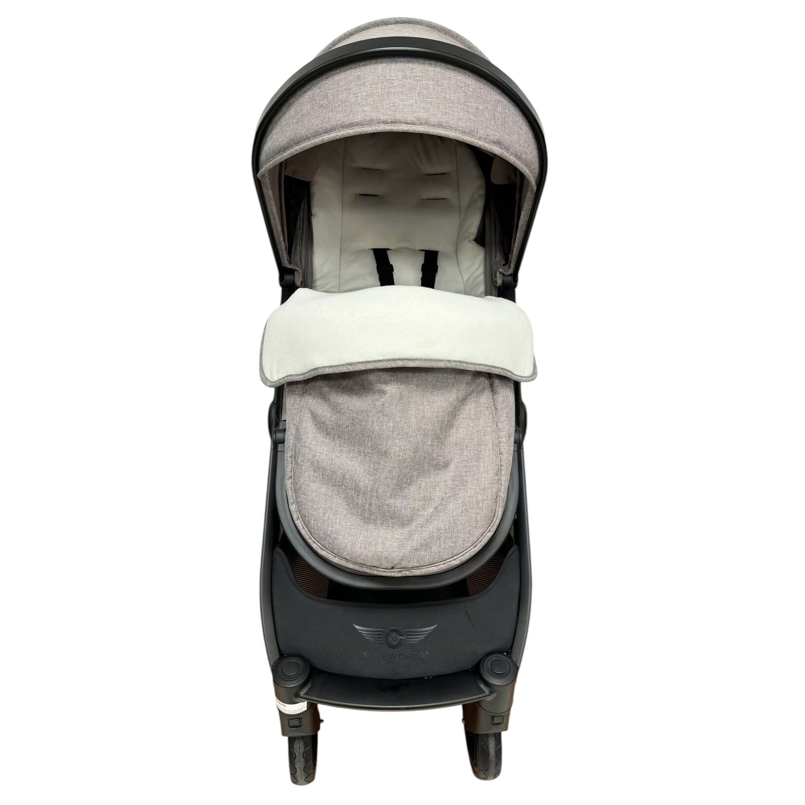Sleeworld Sleeworld Supreme Kinderwagen | Light Brown/Black