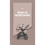 Sleeworld Sleeworld Supreme Kinderwagen | Light Brown/black