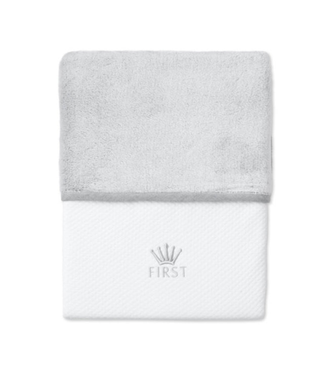 First First - blanket   LIO CRYSTAL GREY - white-grey