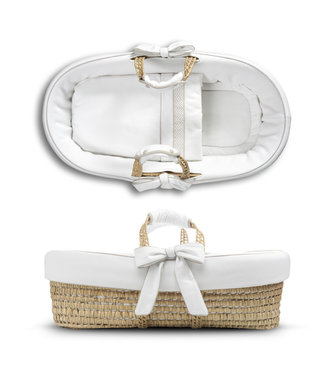 First First - mozes basket   ELLA ETHNIC WHITE - white-beige