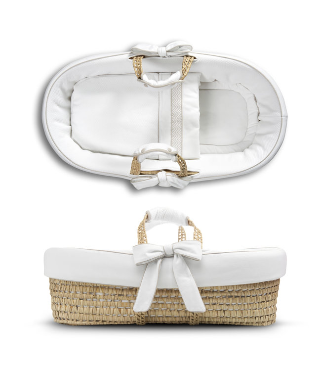 First First - mozes basket   ELLA ETHNIC WHITE - white-beige
