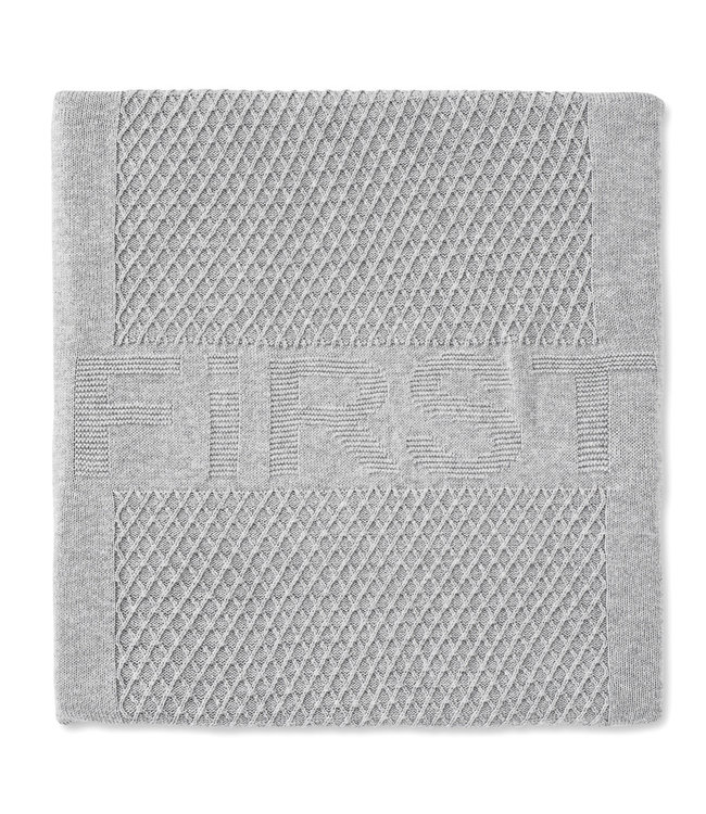 First First - blanket knitwear LOIS CRYSTAL GREY - grey