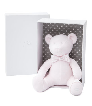 First First - musical teddy bear HECTOR CRYSTAL PINK - pink