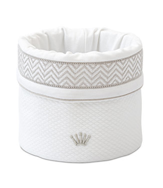 First First - Care Basket Dixie Ethnic White