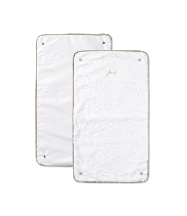 First First - changing pad extra towels ALIXIS ETHNIC WHITE - white-beige