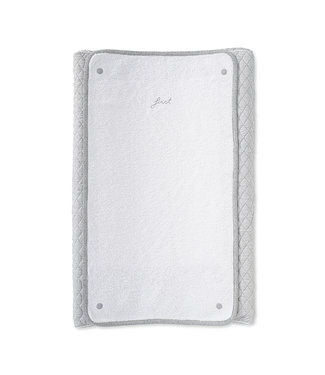 First First - changing pad cover & towel ALIX CRYSTAL GREY - grey