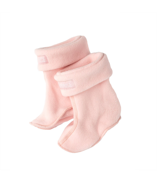Kaloszepoprosze - fleecesokken regenlaars - roze