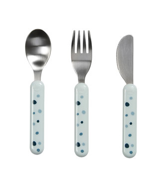 Done by Deer Done by Deer - Cutlery set, Dreamy dots, Blue