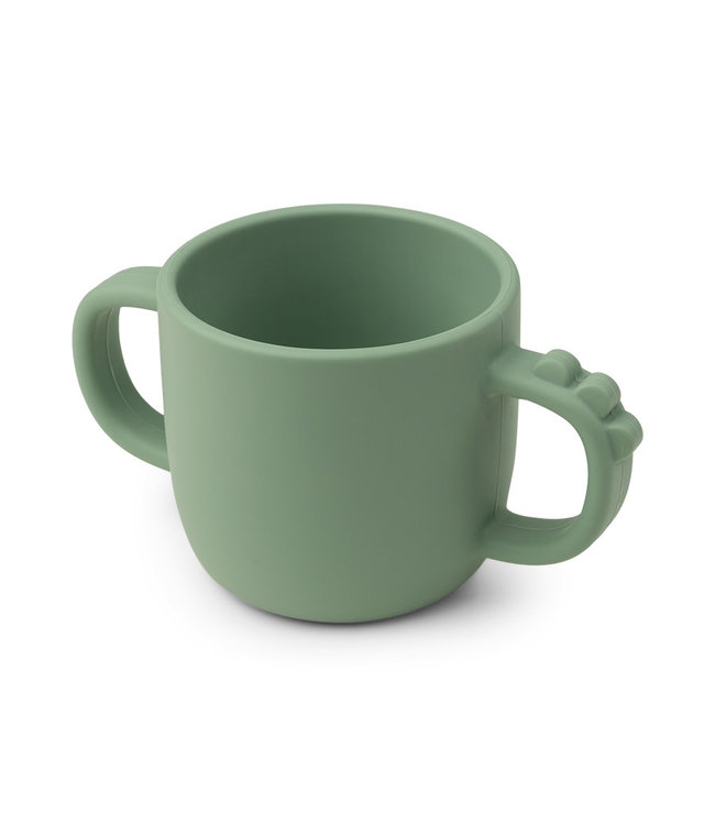 Done by Deer Done by Deer - Peekaboo cup, Croco, Green