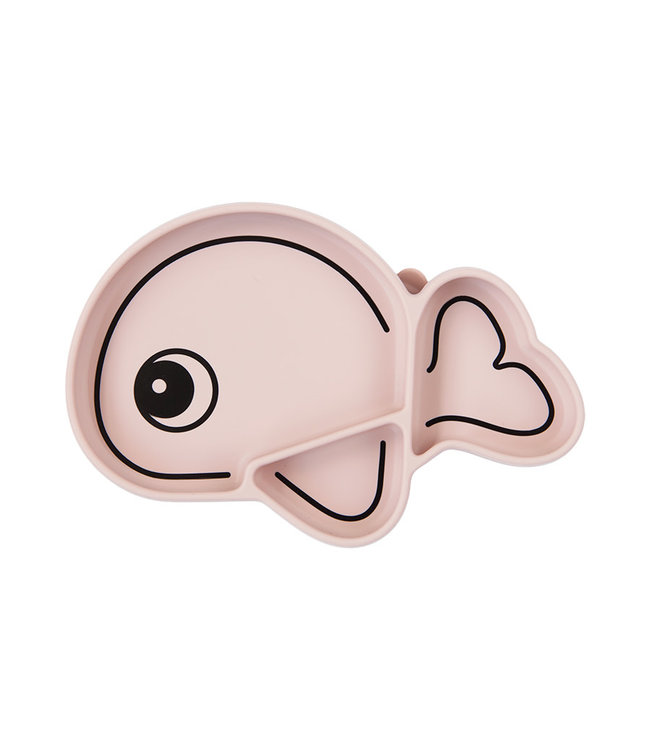 Done by Deer Done by Deer - Silicone Stick&Stay plate, Wally, Powder