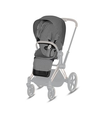 Cybex Platinum PRIAM Pack zitting Plus Manhattan Grey Plus | mid grey 2021