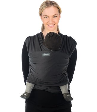 Babylonia baby Carriers - Draagdoek Tricot-Slen Organic - Black - One Size