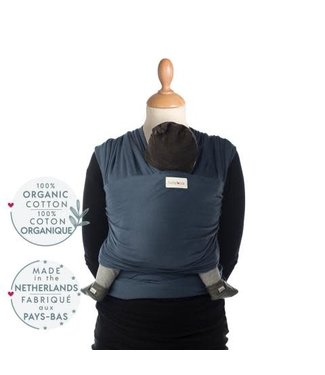 Babylonia baby Carriers - Draagdoek Tricot-Slen Organic - Bluejeans - One Size