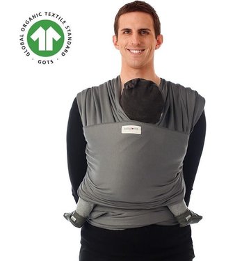 Babylonia baby Carriers - Draagdoek Tricot-Slen Organic - Moon Mist Grey - One Size
