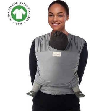 Babylonia baby Carriers - Draagdoek Tricot-Slen Organic - Silver Cloud - One Size