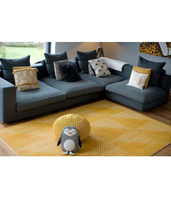 Toddlekind Toddlekind - Prettier Playmats Earth Mustard Flower