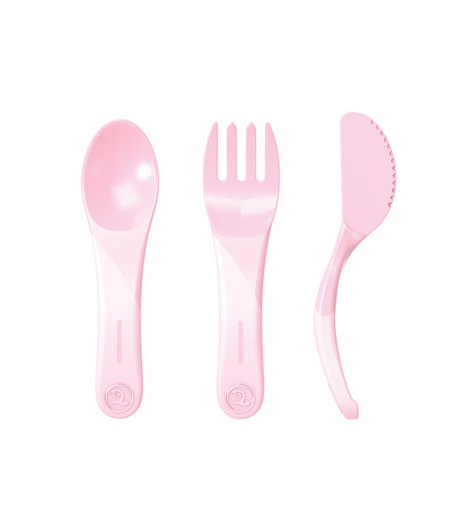 Twistshake Twistshake - Bestek 6M+ Pastel Pink