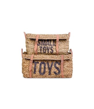 Childhome Childhome - Rattan Manden ''Toys+Little Toys'' Set Van 2 In 1