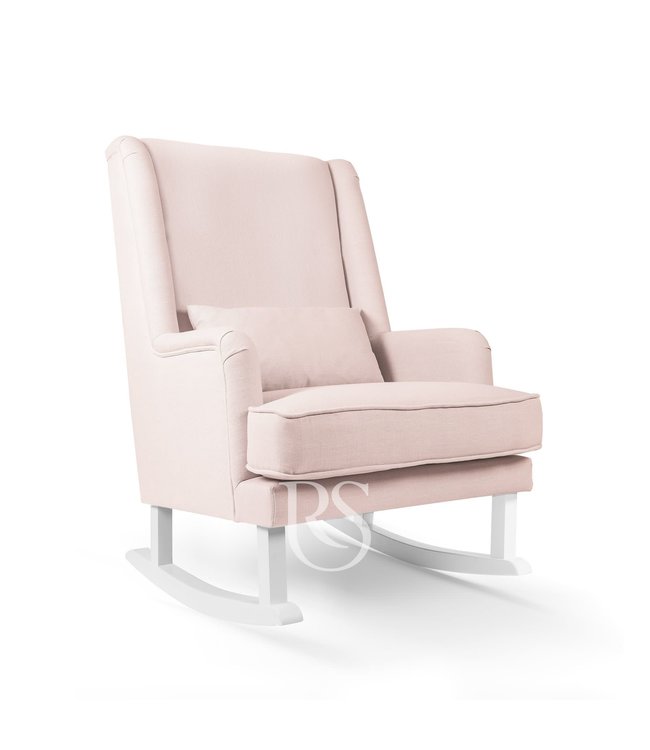 Rocking Seats Rocking Seats - Bliss Rocker - blush pink, white legs