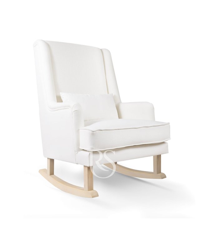 Rocking Seats Rocking Seats - Bliss Rocker - snow white, natural legs