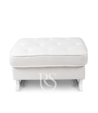 Rocking Seats Rocking Seats - Royal Footstool - snow white, white legs