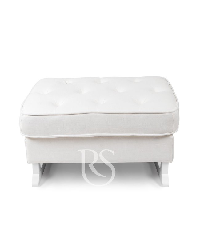 Rocking Seats Rocking Seats - Royal Footstool - snow white, white legs