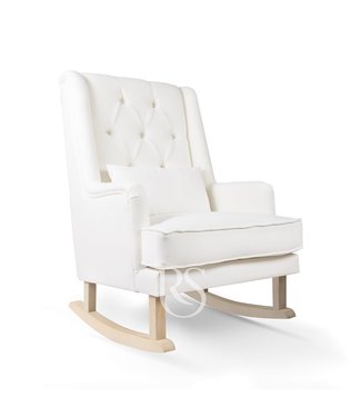 Rocking Seats Rocking Seats - Royal Rocker - snow white, natural legs