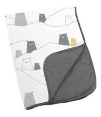 Doomoo Doomoo - Deken Dream Cotton 75X100 Bear Grey